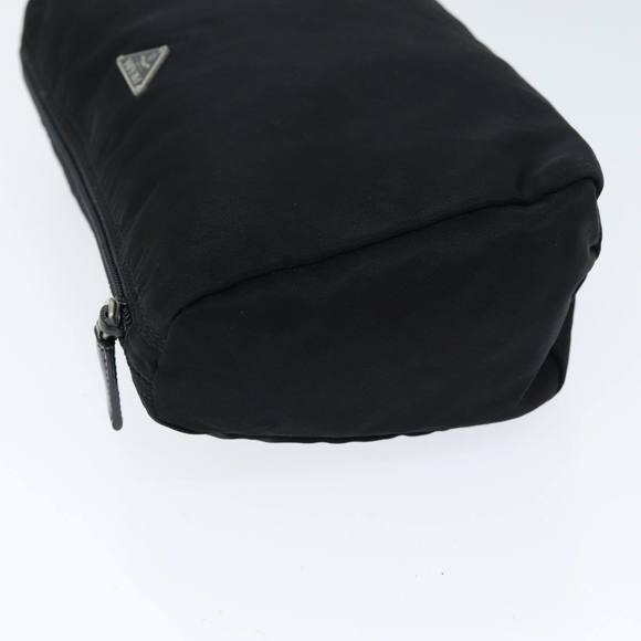 PRADA Pouch Nylon Black Auth 75663 - Picture 4 of 16